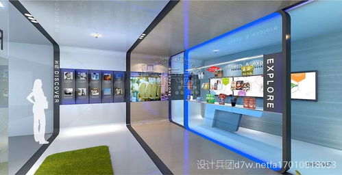 再也不怕單面開！15套一面開放展臺設計 · 單開旋轉屏蔽門
